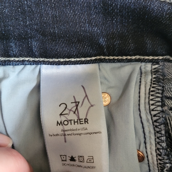 Mother The Mid Rise Dazzler Ankle Disco Dolls size 27 - Picture 13 of 16